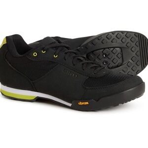 Giro Petra VR size 37 Black Cycling Shoes w/ vibram soles